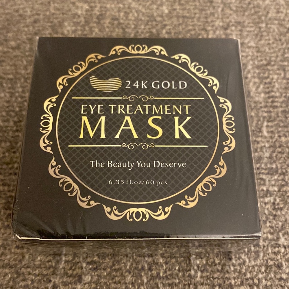 NEW 24K Gold Eye Treatment Masks- 30 under eye treatment pads